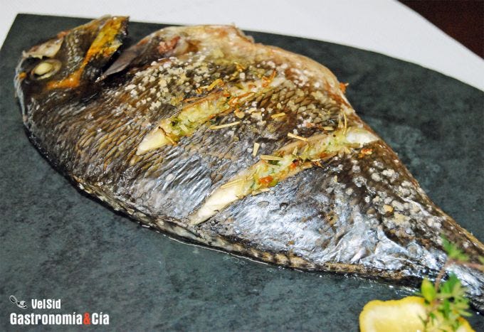 Dorada al horno