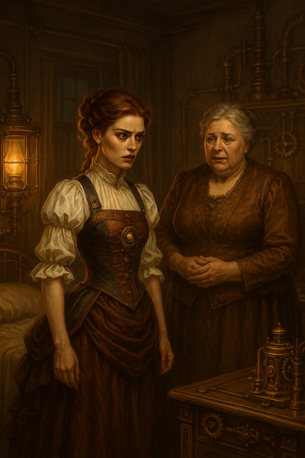 Berenice gets news from the matron