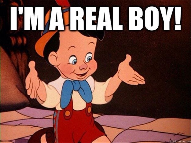 I'm a real boi!
