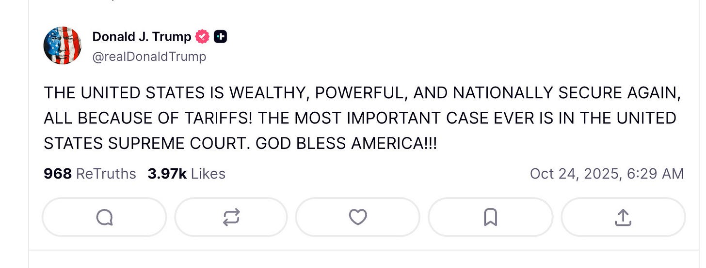THE UNITED STATES IS WEALTHY, POWERFUL, AND NATIONALLY SECURE AGAIN, ALL BECAUSE OF TARIFFS! THE MOST IMPORTANT CASE EVER IS IN THE UNITED STATES SUPREME COURT. GOD BLESS AMERICA!!! THE UNITED STATES IS WEALTHY, POWERFUL, AND NATIONALLY SECURE AGAIN, ALL BECAUSE OF TARIFFS! THE MOST IMPORTANT CASE EVER IS IN THE UNITED STATES SUPREME COURT. GOD BLESS AMERICA!!!