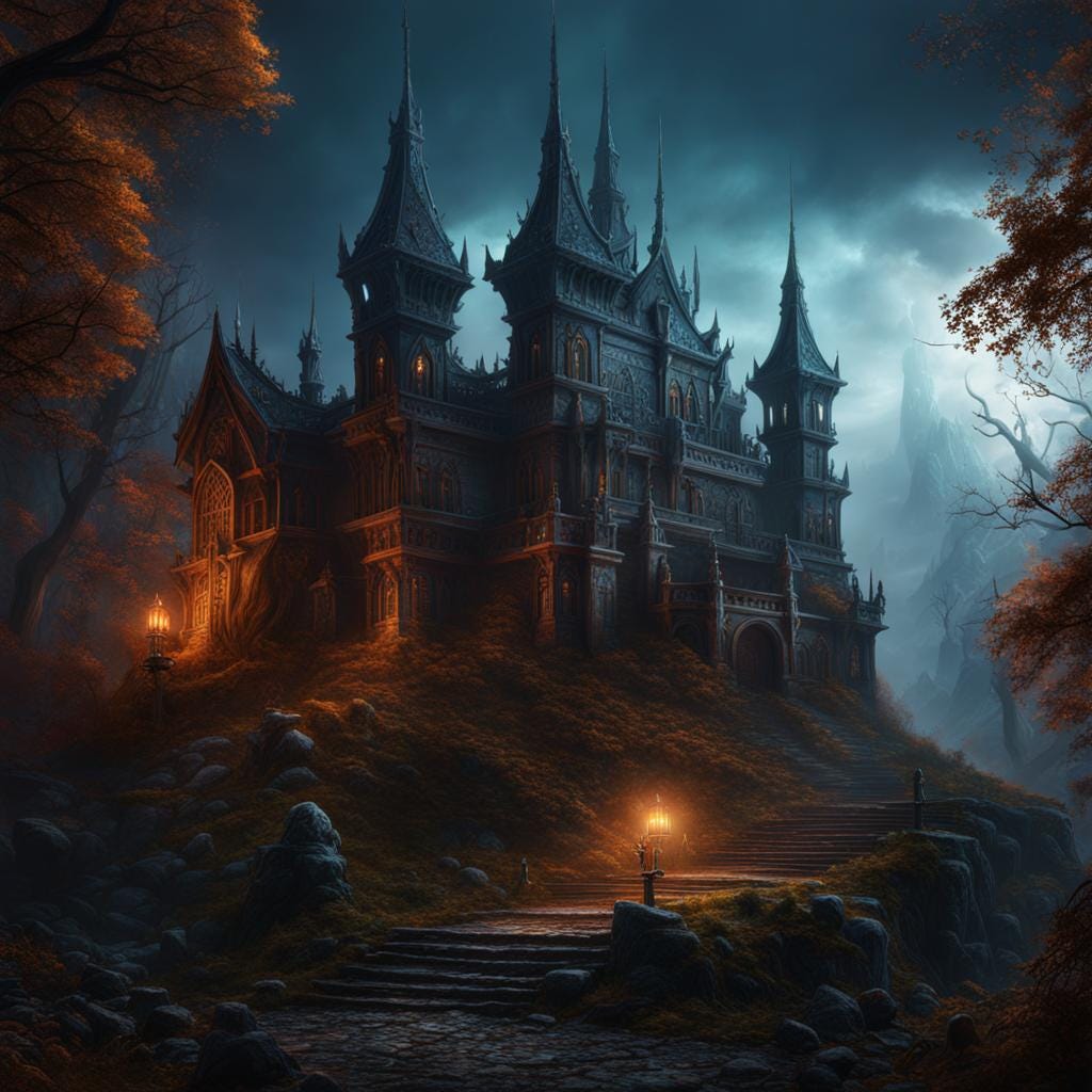 Asylum Castle, the Elf Lords' hospital beyond the dream