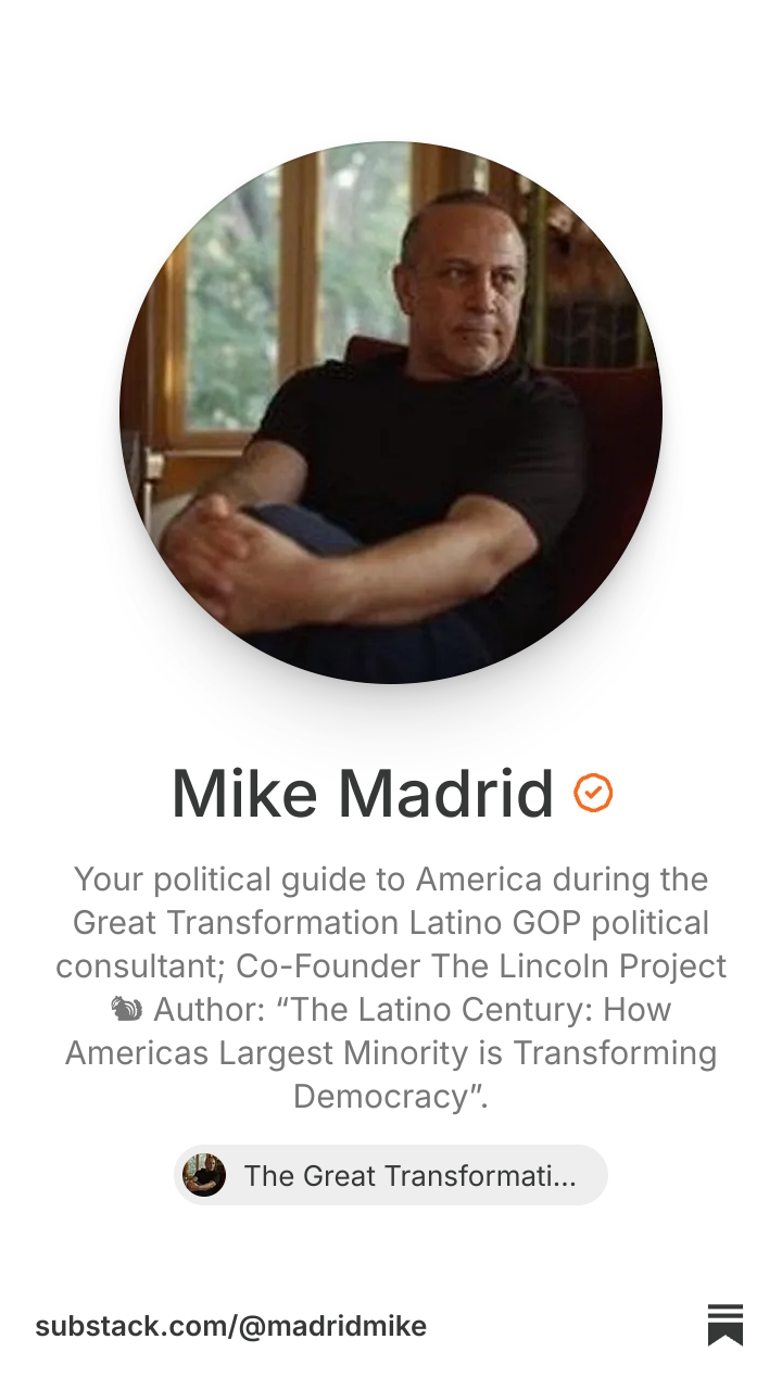 Mike Madrid | Substack