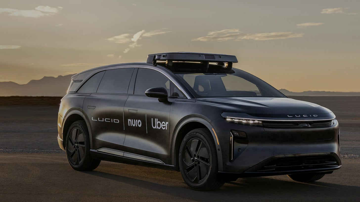 Lucid, Nuro, and Uber Partner on Next-Generation Autonomous Robotaxi Program | Nuro Lucid, Nuro, and Uber Partner on Next-Generation Autonomous Robotaxi Program | Nuro