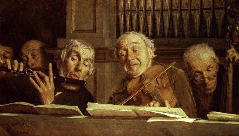 Five Members Of An Orchestra