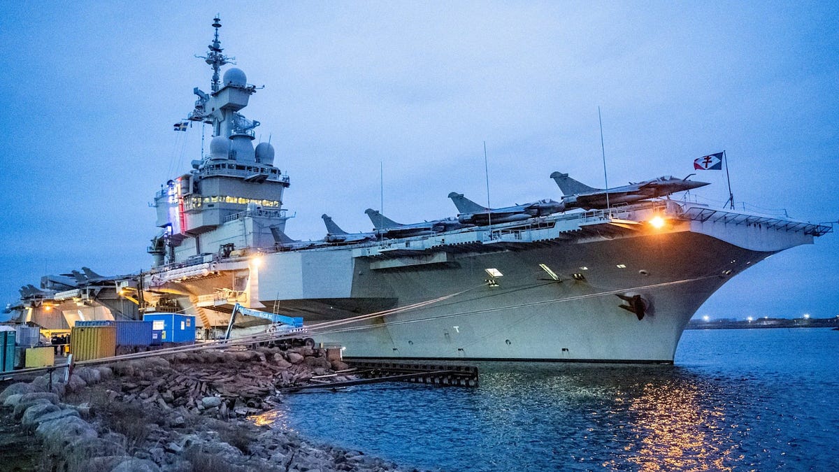 Sweden Jams Russian Military Drone Launched from Intelligence Ship Near French Aircraft Carrier