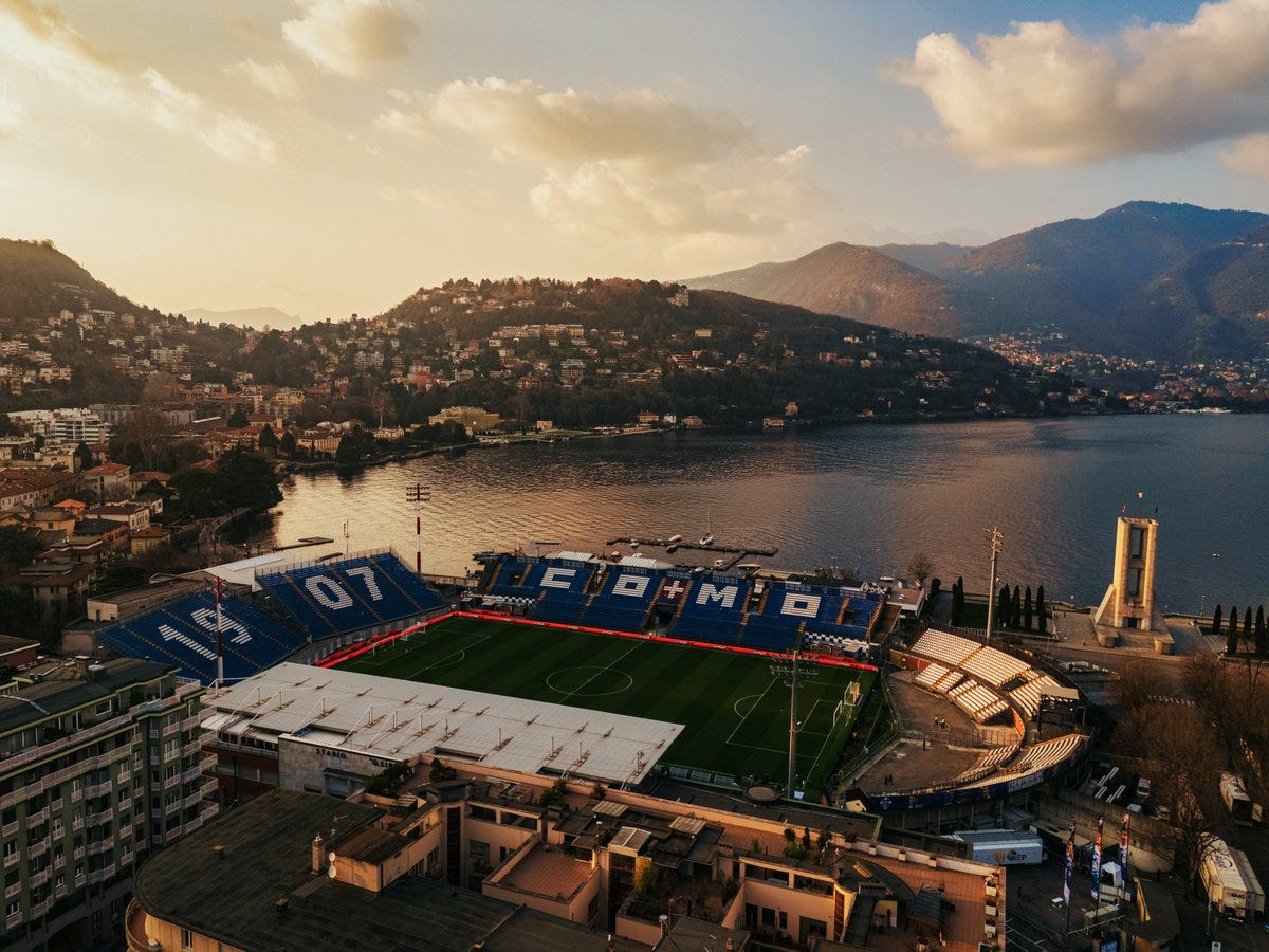 Could never get tired of this view 🏟️🌊