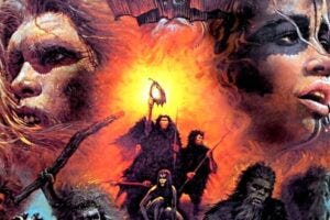 Still image from the 1970s film Quest for Fire