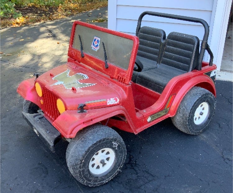 Vintage Power Wheels Battery Operated Jeep #495501 | Auctionninja.com