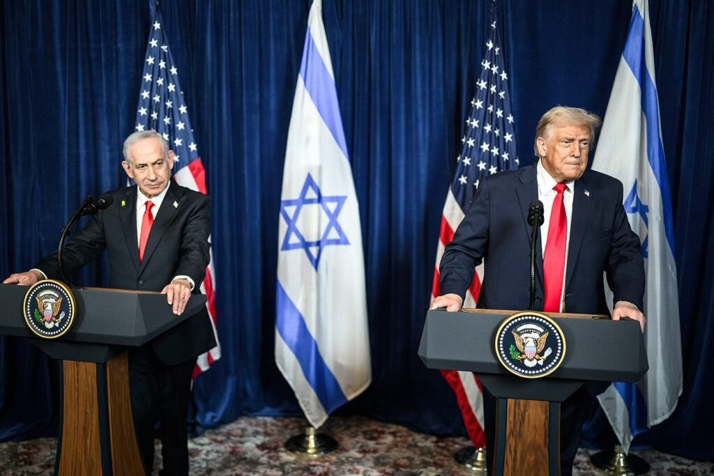 Photo: President Donald Trump participates in a bilateral press conference with Israeli Prime Minister Benjamin Netanyahu, Monday, December 29, 2025, at the Mar-a-Lago Club in Palm Beach, Florida. (Official White House Photo by Daniel Torok) Photo: President Donald Trump participates in a bilateral press conference with Israeli Prime Minister Benjamin Netanyahu, Monday, December 29, 2025, at the Mar-a-Lago Club in Palm Beach, Florida. (Official White House Photo by Daniel Torok)