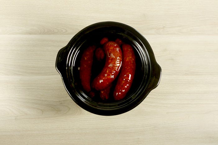 Chorizo de orza. Receta para Crock Pot