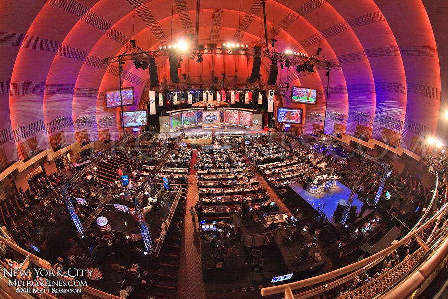 Radio City Music Hall during the NFL Draft - MetroScenes.com - New York City  - May 2011 - City Skyline and Urban Photography by Matt Robinson - City  Photos and Prints for Sale