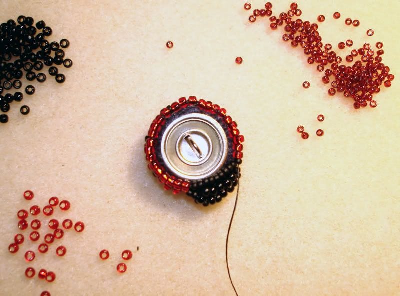 beaded button bead embroidery how-to sewing etsy thelonebeader craft beadwork Boston beaded button bead embroidery how-to sewing etsy thelonebeader craft beadwork Boston