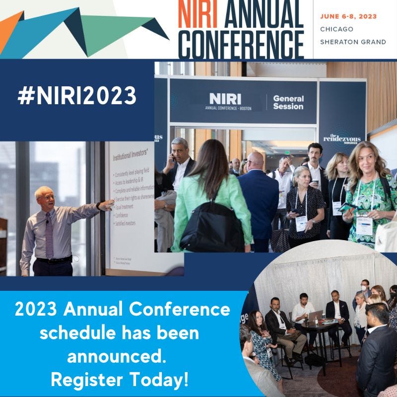 NIRI: The Association for Investor Relations | LinkedIn