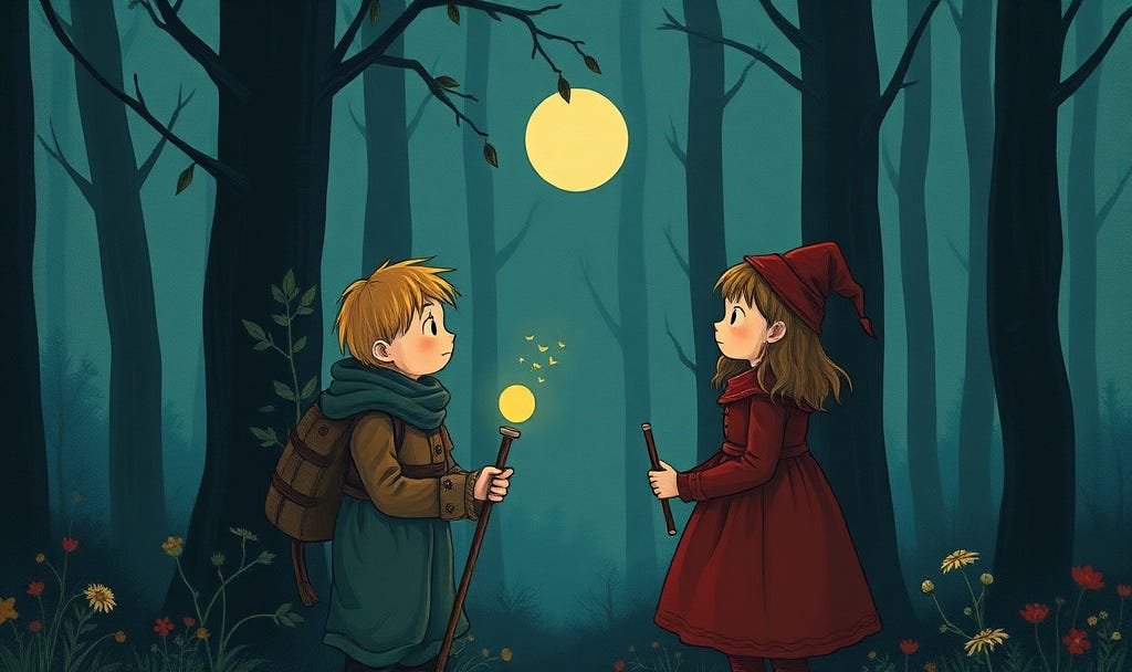 Hans och Greta: Two Swedish Kids in a Very Dark Forest 🌲
