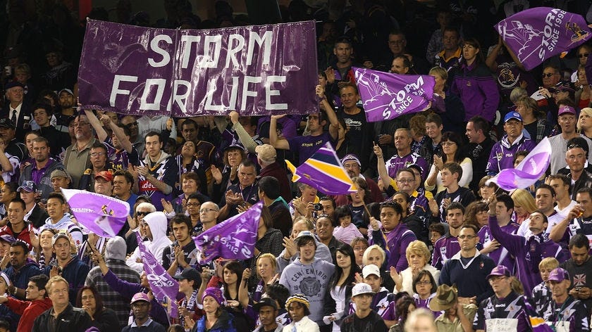 What scandal? Over 23,000 of Melbourne's faithful turned out to cheer their team on.