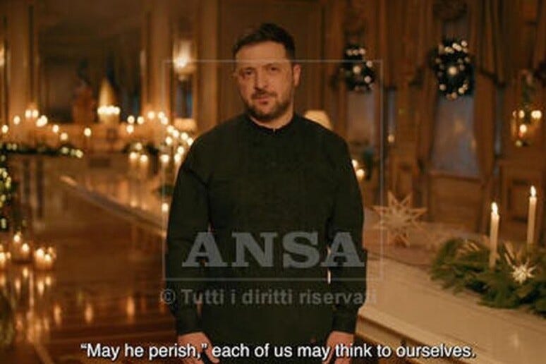 El duro mensaje de Volodimir Zelensky en Nochebuena desató la ira de Moscú - TODOS LOS DERECHOS RESERVADOS