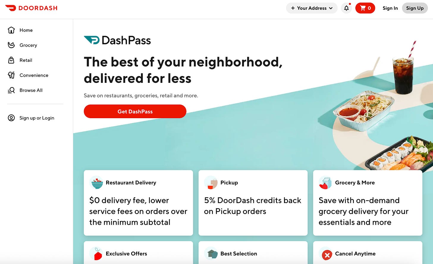 Doordash’s DashPass Doordash’s DashPass