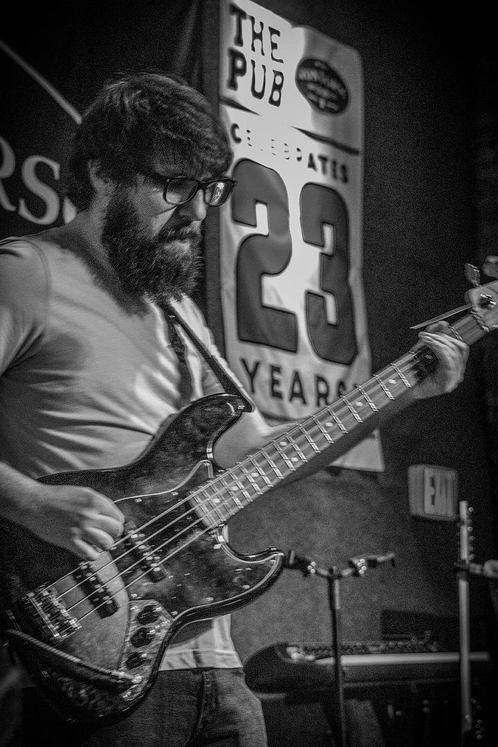 Blank Labels at the Iron Horse Pub, Wichita Falls, Texas