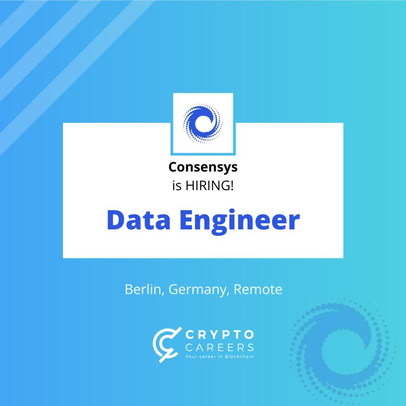 text and logo over a dual colored background