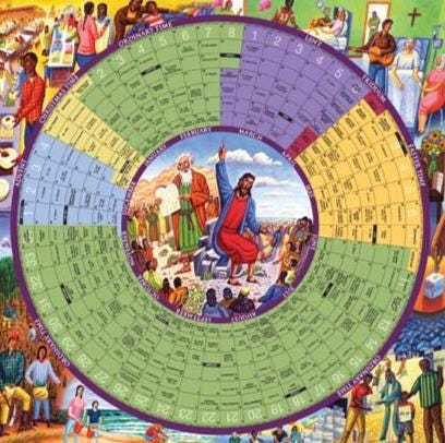 Year of Grace Liturgical Calendar 2022 26 x 26&quot; Paper - OW16288 – Michigan  Church Supply