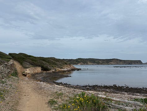 coves beaches north east Menorca gr223 cami de Cavalls
