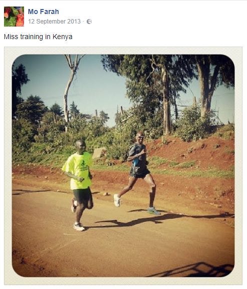 Sir Mo Farah's running partner filmed buying EPO in Kenya