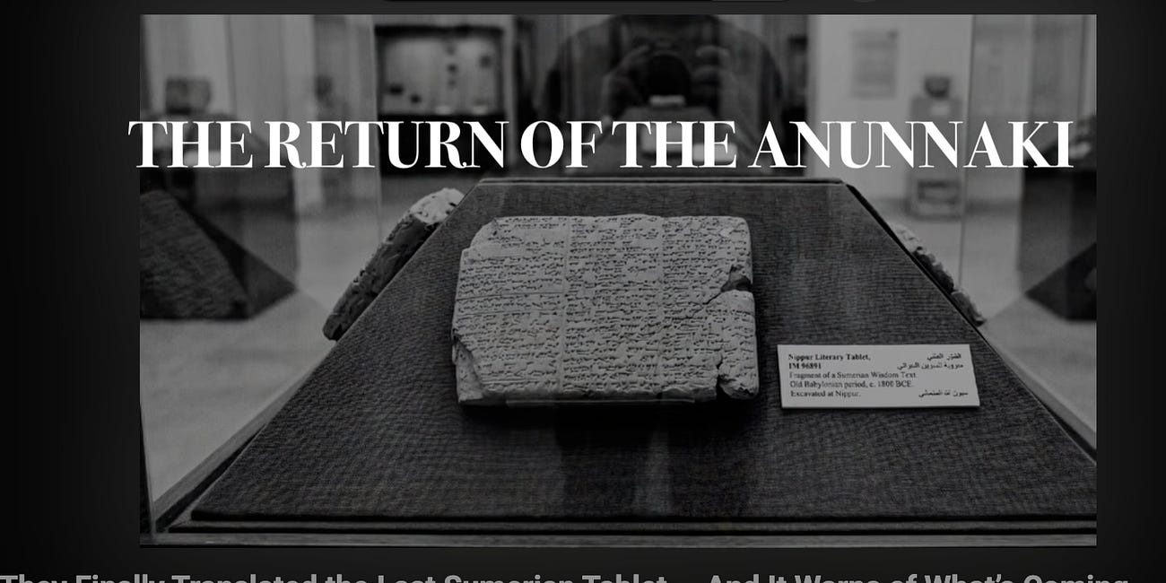THE RETURN OF ENKI AND THE ANUNNAKI