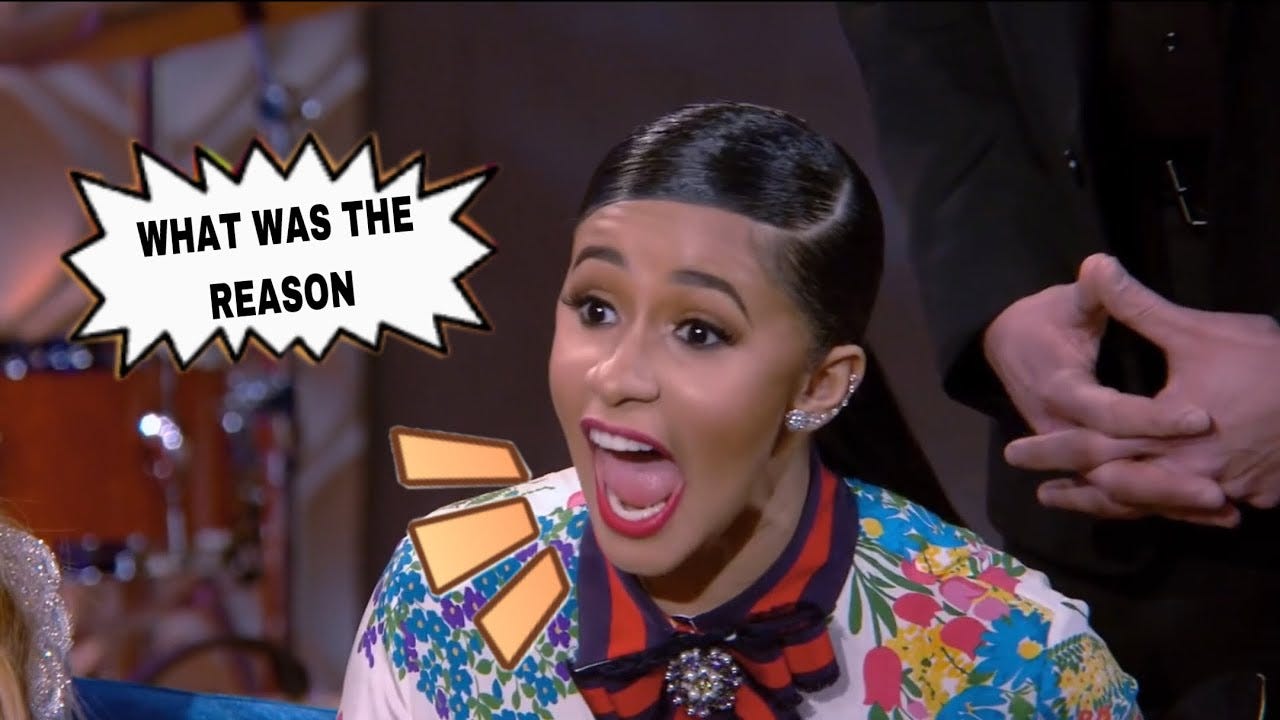 WHAT WAS THE REASON | Cardi B - YouTube