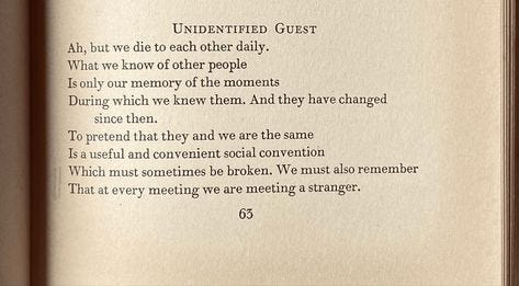 The Cocktail Party - T.S. Eliot