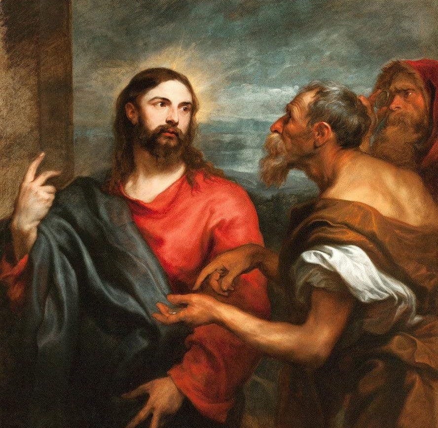 Cristo de la moneda. Anton Van Dyck