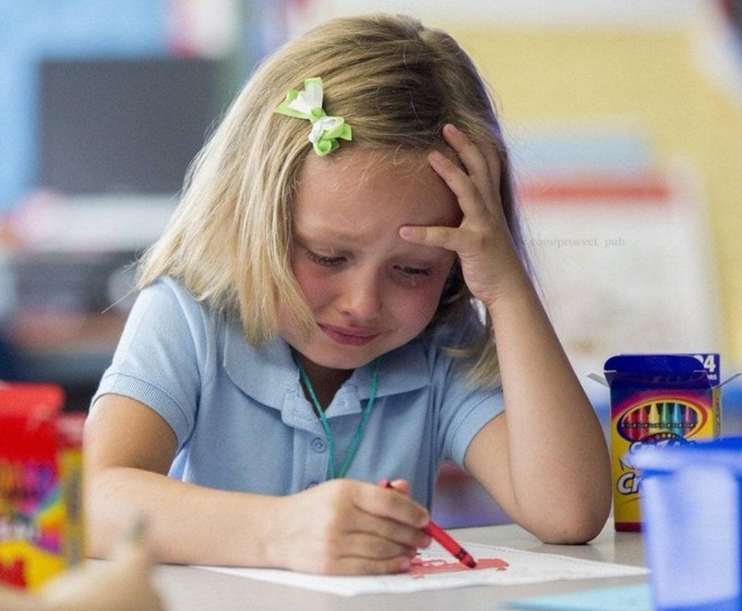 Crying Girl drawing Blank Template - Imgflip