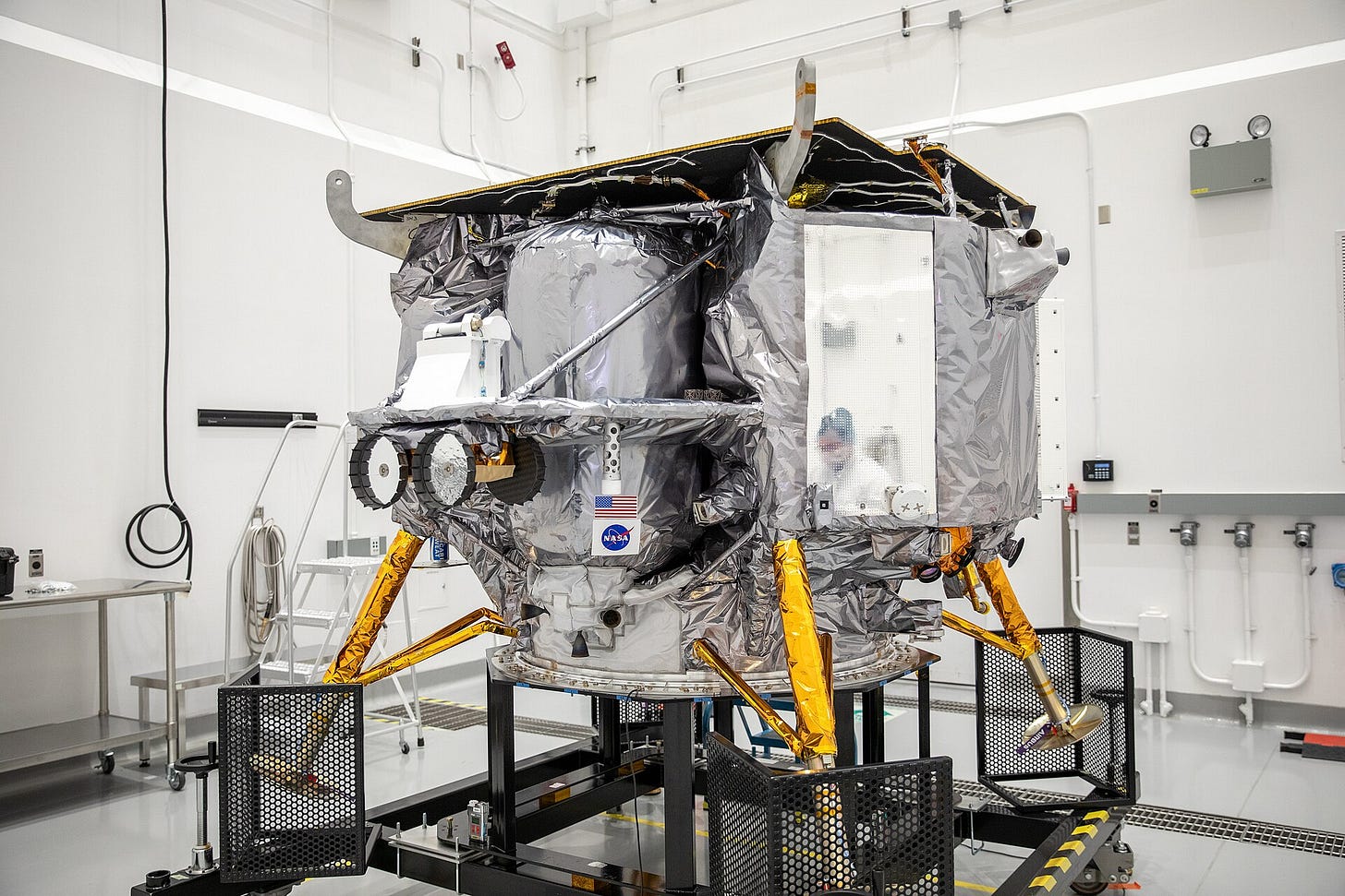 Astrobotic’s Peregrine lunar lander ahead of launch.