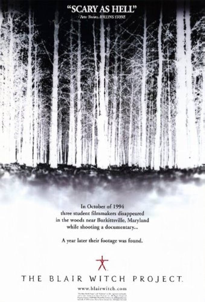 Pop Culture Graphics The Blair Witch Project Poster B 27x40 Michael  Williams Heather Donahue Joshua Leonard