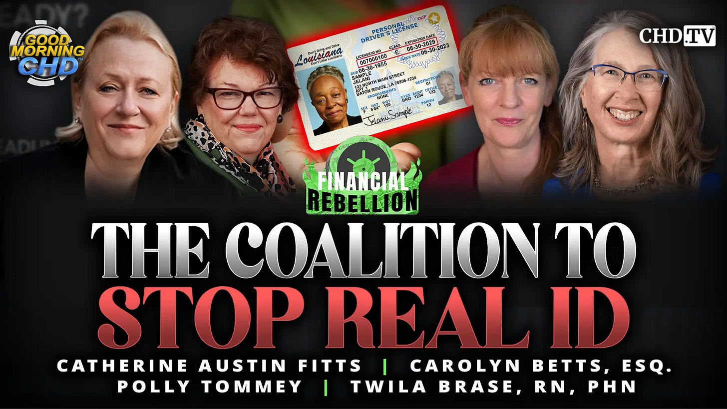 Financial Rebellion — The Coalition To Stop REAL ID. Financial Rebellion — The Coalition To Stop REAL ID.
