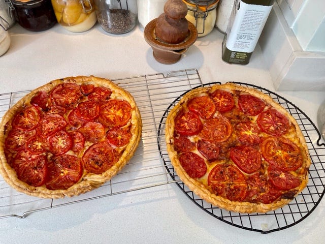 Now a recipe! That Tomato Tart. - by Thane Prince