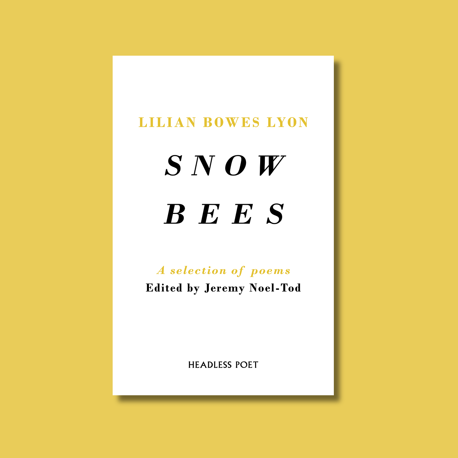 Cover of Snow Bees by Lilian Bowes Lyon
