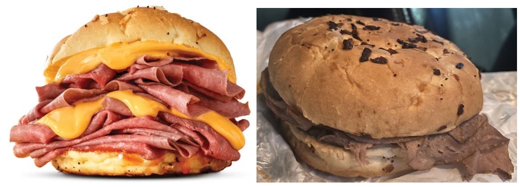 Arby's Overstates Amount, Quality of Meat in Sandwiches, Class Action  Alleges