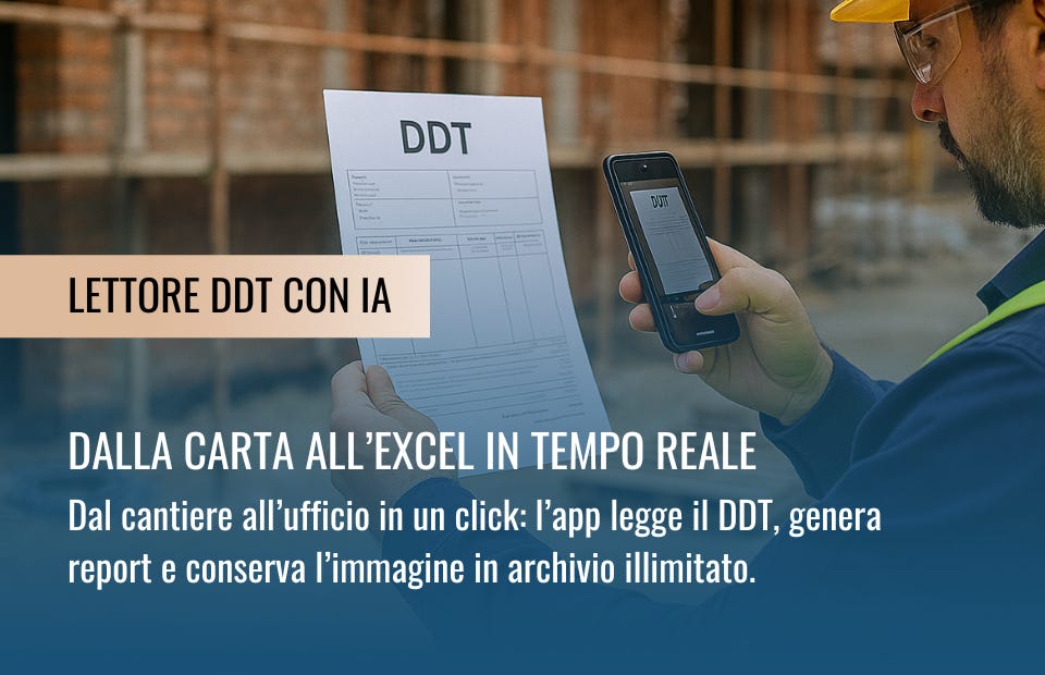 Lettore DDT con intelligenza artificiale