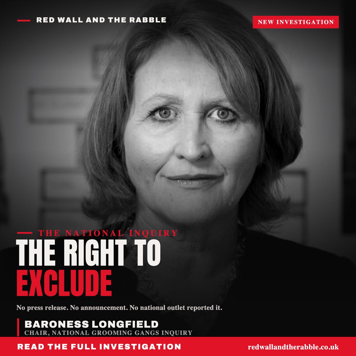 EXPOSED: How The Grooming Gangs National Inquiry Wrote Itself The Right To Exclude Any Town Without Saying Why EXPOSED: How The Grooming Gangs National Inquiry Wrote Itself The Right To Exclude Any Town Without Saying Why