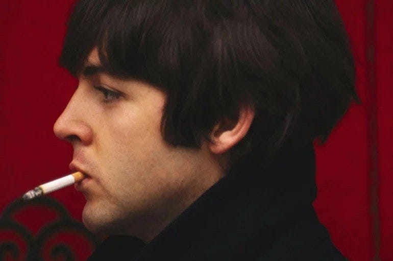 when did paul mccartney stop smoking cigarettes 64 Reasons To Celebrate Paul McCartney