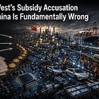 Why the West’s Subsidy Accusation Against China Is Fundamentally Wrong