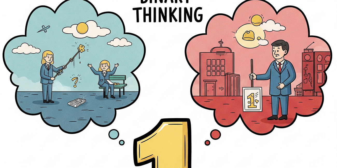 The Unbreakable Logic of Binary Thinking: Concepts of a Winner
