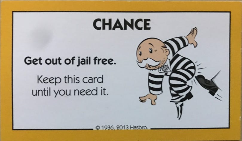 Does your goal include a 'get out of jail card?' - Ad Florem by Andrea  Goodridge
