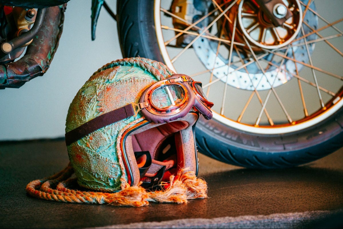 May be an image of motorcycle