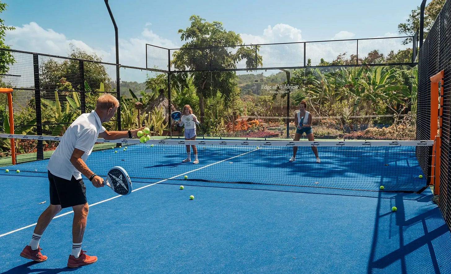 Padel Court in the Jungle - NIHI Sumba