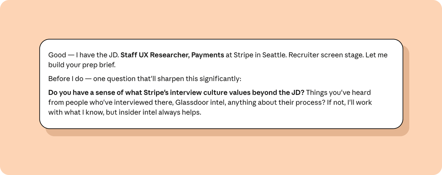 How to use AI for your next job interview - by Noam Segal