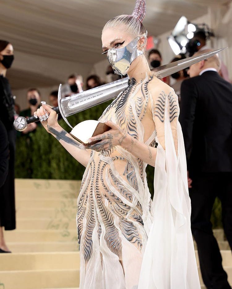 Grimes in Iris Van Herpen