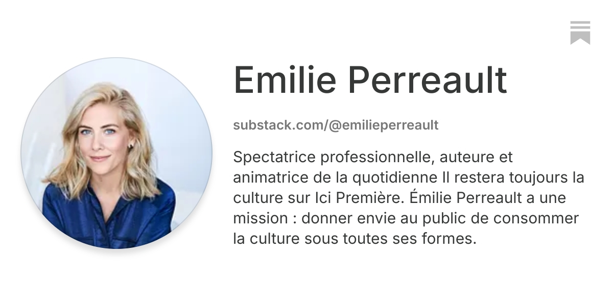 Emilie Perreault | Substack