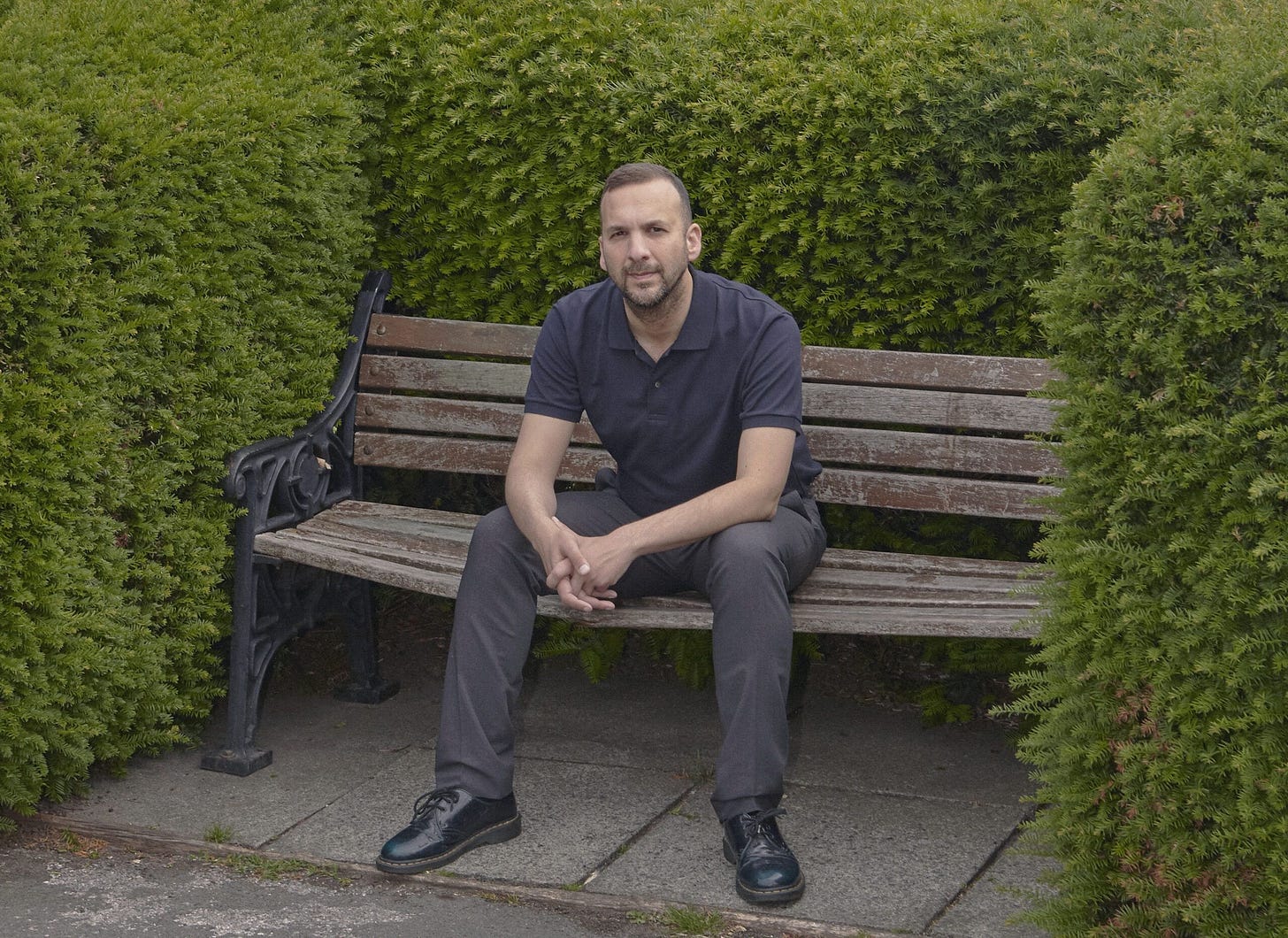 New Green leader Zack Polanski proving his credentials by slowing being subsumed by nature.