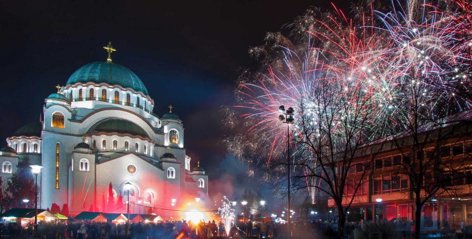 Orthodox New Year's Day around the world in 2025